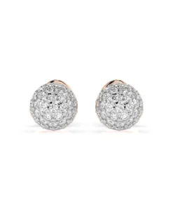 Illusion Earring (Round), 0.32 ct — 102-10090/1 - Image 7