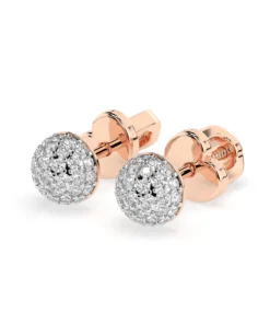 Illusion Earring (Round), 0.32 ct — 102-10090/1 - Image 9
