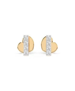 Minimalism Earring (Round), 0.08 ct — 102-10069 - Image 4