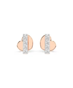 Minimalism Earring (Round), 0.08 ct — 102-10069 - Image 7