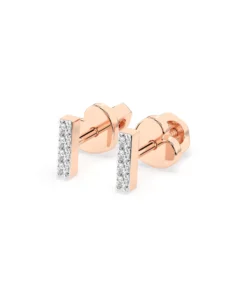 Minimalism Earring (Round), 0.08 ct — 102-10069 - Image 9