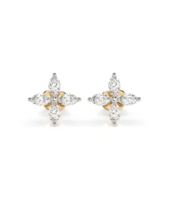 Illusion Earring (Marquise), 0.8 ct — 102-10193V1 - Image 4