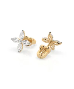 Illusion Earring (Marquise), 0.8 ct — 102-10193V1 - Image 6