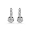 Illusion Earring (Round), 0.12 ct — 102-10015/4(2.5)