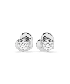 Solitaire Butterfly Earring (Round), 0.12 ct — 102-10027(2.5)