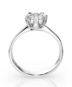 Alternative view of Illusion Ring (Round), 0.15 ct — 101-10015/1(3.4)