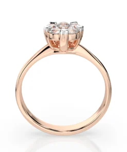 Illusion Ring (Round), 0.15 ct — 101-10015/1(3.4) - Image 8