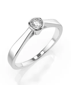 Solitaire Ring (Round), 0.05 ct — 101-10010(2.3)