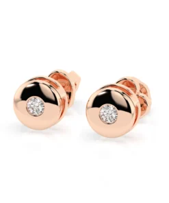Solitaire Butterfly Earring (Round), 0.08 ct — 102-10048 - Image 9