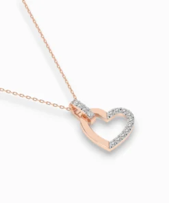 Minimalism Necklace (Round), 0.18 ct — 104-10058 - Image 9