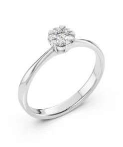 Illusion Ring (Round), 0.06 ct — 101-10015/1(2.5)