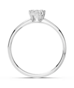 Alternative view of Illusion Ring (Round), 0.06 ct — 101-10015/1(2.5)