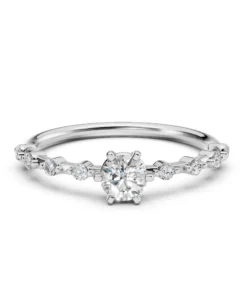 Solitaire Eternity Ring (Round), 0.4 ct — 101-10144(4.7) - Image 3