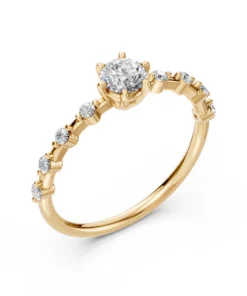 Solitaire Eternity Ring (Round), 0.4 ct — 101-10144(4.7) - Image 4