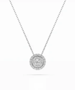 Illusion Necklace (Round), 0.09 ct — 104-10043