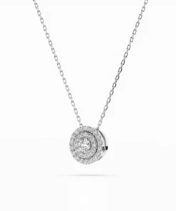 Alternative view of Illusion Necklace (Round), 0.09 ct — 104-10043