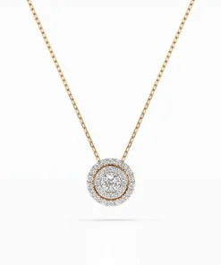 Illusion Necklace (Round), 0.09 ct — 104-10043 - Image 4