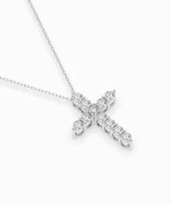 Minimalism Necklace (Round), 1.1 ct — 104-10039(3.0) - Image 3