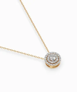 Illusion Necklace (Round), 0.09 ct — 104-10043 - Image 6