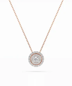 Illusion Necklace (Round), 0.09 ct — 104-10043 - Image 7