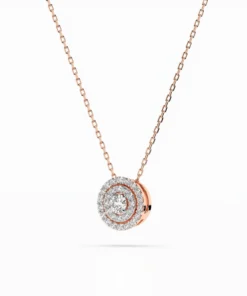 Illusion Necklace (Round), 0.09 ct — 104-10043 - Image 8