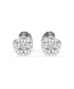 Illusion Earring (Round), 0.03 ct — 102-10015/2(1.5)