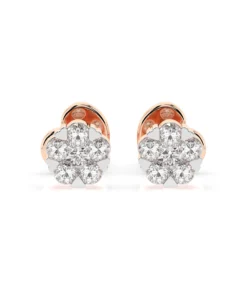 Illusion Earring (Round), 0.03 ct — 102-10015/2(1.5) - Image 7
