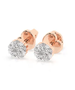 Illusion Earring (Round), 0.03 ct — 102-10015/2(1.5) - Image 9
