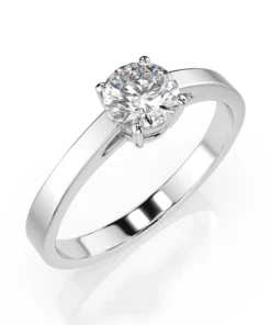 Solitaire Ring (Round), 0.5 ct — 101-10012/1(5.1)