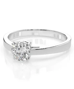 Solitaire Ring (Round), 0.5 ct — 101-10012/1(5.1) - Image 3