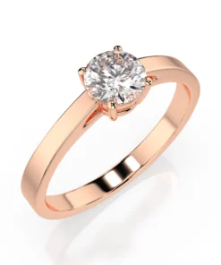 Solitaire Ring (Round), 0.5 ct — 101-10012/1(5.1) - Image 7