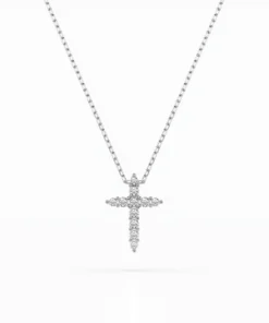 Minimalism Necklace (Round), 0.07 ct — 104-10020