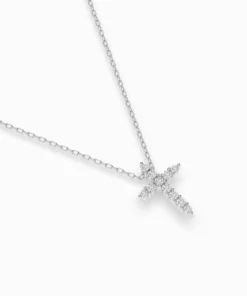 Minimalism Necklace (Round), 0.07 ct — 104-10020 - Image 3