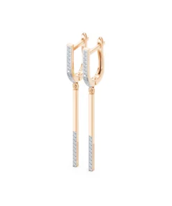 Minimalism Earring, 0.24 ct — 102-10129/5 - Image 9
