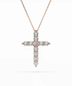 Minimalism Necklace (Round), 1.1 ct — 104-10039(3.0) - Image 7