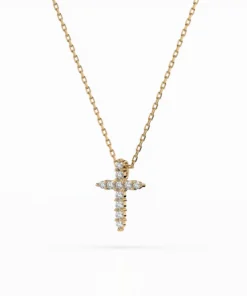 Minimalism Necklace (Round), 0.07 ct — 104-10020 - Image 5