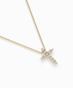 Minimalism Necklace (Round), 0.07 ct — 104-10020 - Image 6