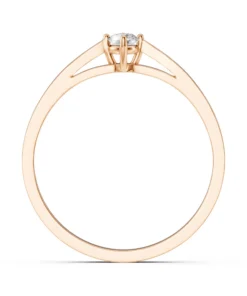 Solitaire Ring (Round), 0.1 ct — 101-10125(3.0) - Image 8