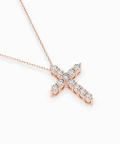 Minimalism Necklace (Round), 1.1 ct — 104-10039(3.0) - Image 9