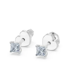 Alternative view of Solitaire Butterfly Earring, 0.34 ct — 102-10117(3.0)PR