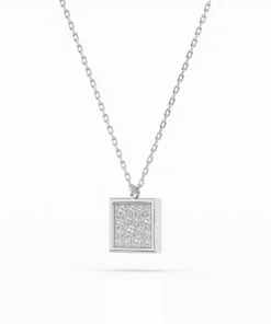 Alternative view of Illusion Necklace (Round), 0.07 ct — 104-10036