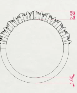 Eternity Ring (Round), 0.42 ct — 101-10147 - Image 11
