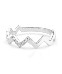 Minimalism Ring (Round), 0.05 ct — 101-10162/1 - Image 3