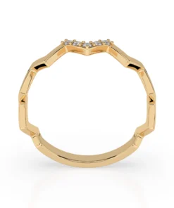 Minimalism Ring (Round), 0.05 ct — 101-10162/1 - Image 5