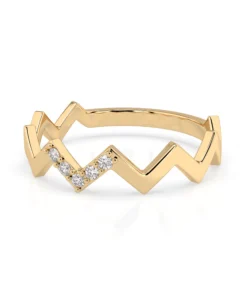 Minimalism Ring (Round), 0.05 ct — 101-10162/1 - Image 6