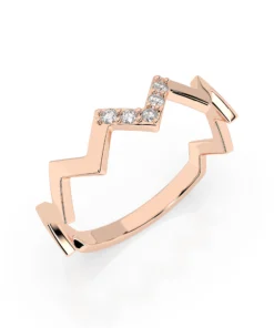 Minimalism Ring (Round), 0.05 ct — 101-10162/1 - Image 7