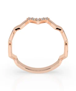 Minimalism Ring (Round), 0.05 ct — 101-10162/1 - Image 8