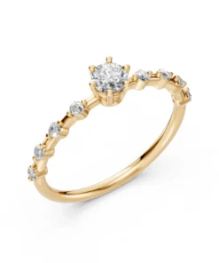 Solitaire Eternity Ring (Round), 0.3 ct — 101-10144(4.2) - Image 4