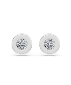 Solitaire Butterfly Earring, 0.4 ct — 102-10050(3.7)