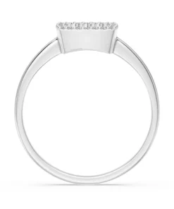 Alternative view of Minimalism Ring, 0.12 ct — 101-10108